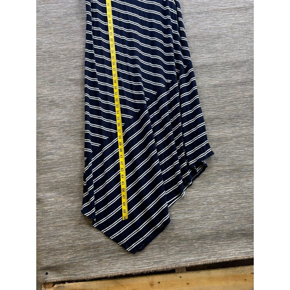 Chico's Nautical Sailing Dress Size 3 US XL Navy Striped Stretch Preppy Beachy - Picture 6 of 7